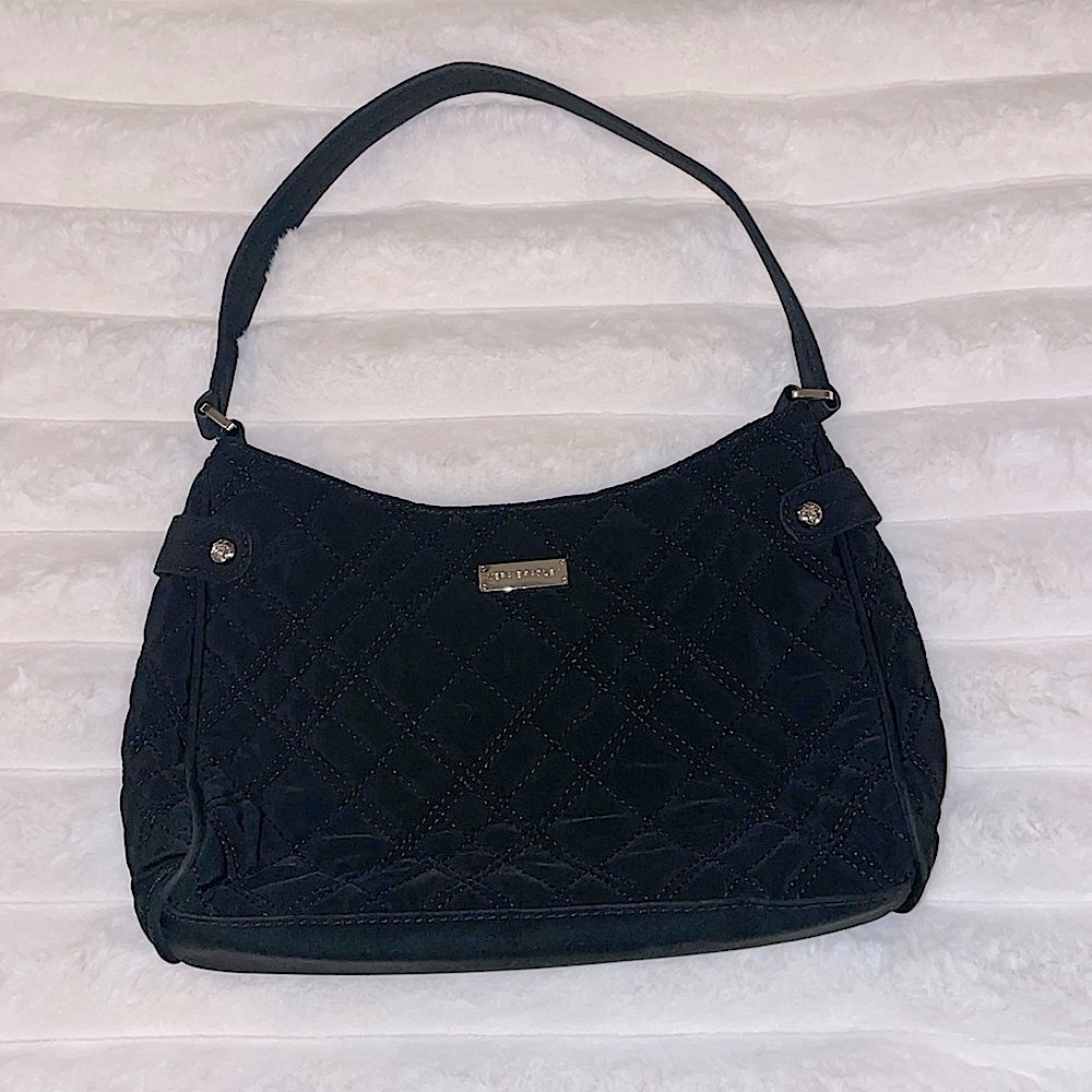 Vera Bradley Black Quilted Shoulder Bag